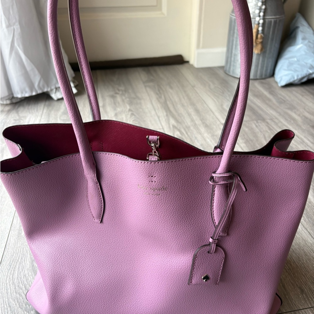 Kate Spade Pink Mauve Large Tote Bag